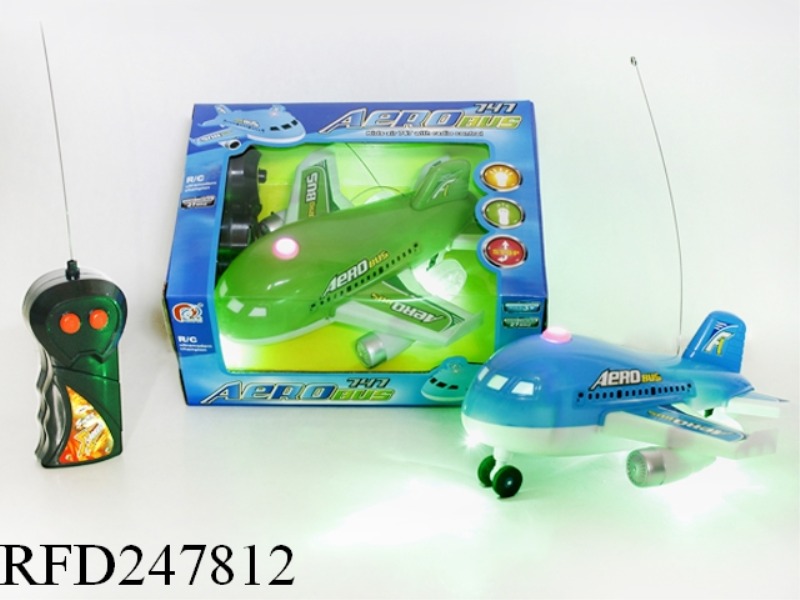 2CHANNEL R/C AIRLINER WITH FLASH LIGHT