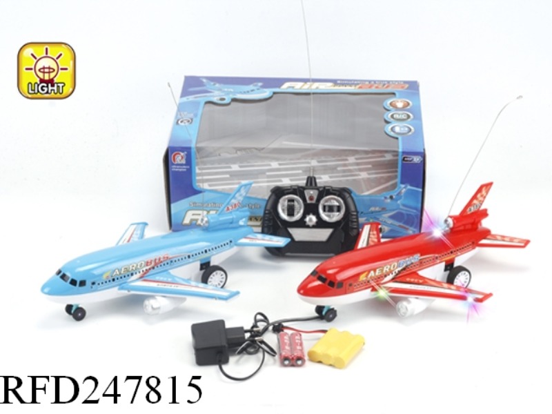 4CHANNEL R/C AIRLINER WITH 3 COLOR FLASH LIGHT+PLANE SOUND