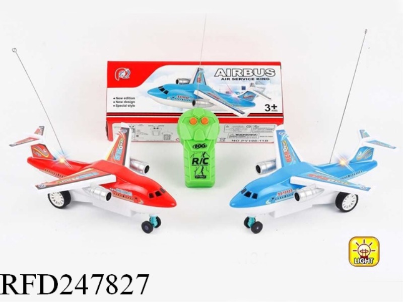 2CHANNEL R/C WARCRAFT WITH RED BLUE FLASH LIGHT