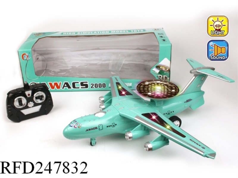 4CHANNEL R/C AWACS WITH 3D LIGHT AND MUSIC