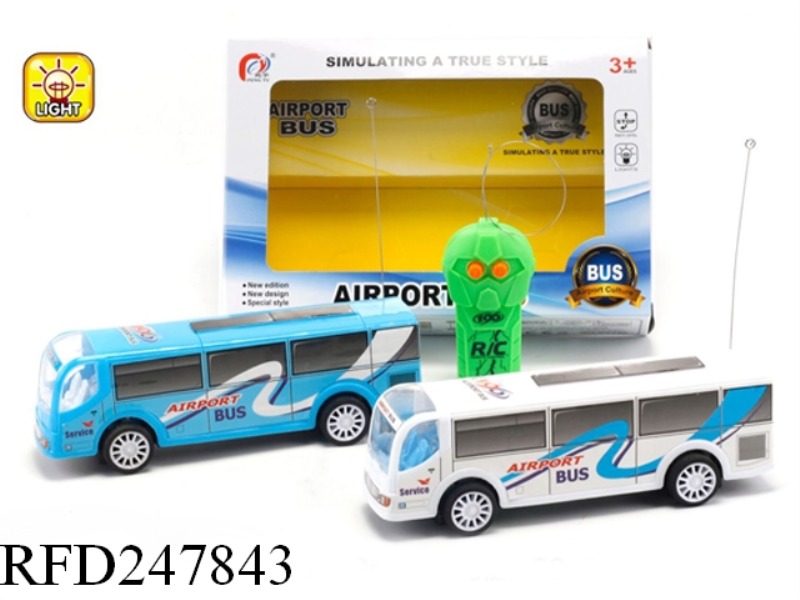 2CHANNEL R/C AIRPORT BUS WITH LIGHT