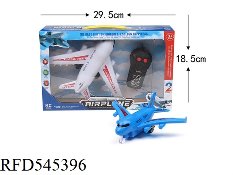 TWO WAY REMOTE CONTROL PASSENGER AIRCRAFT
