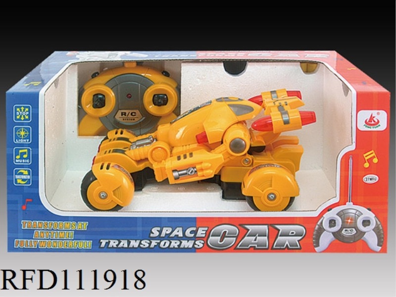 R/C SPACE TRANSFORMATION CAR WITH LIGHT AND MUSIC