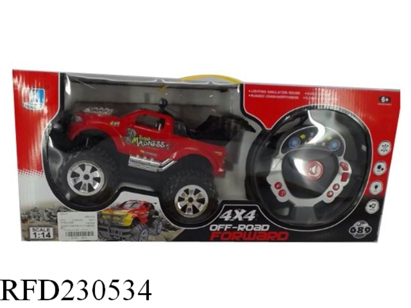 RC SUVS CAR WITH BOUGHT WITH MUSIC+LIGHT