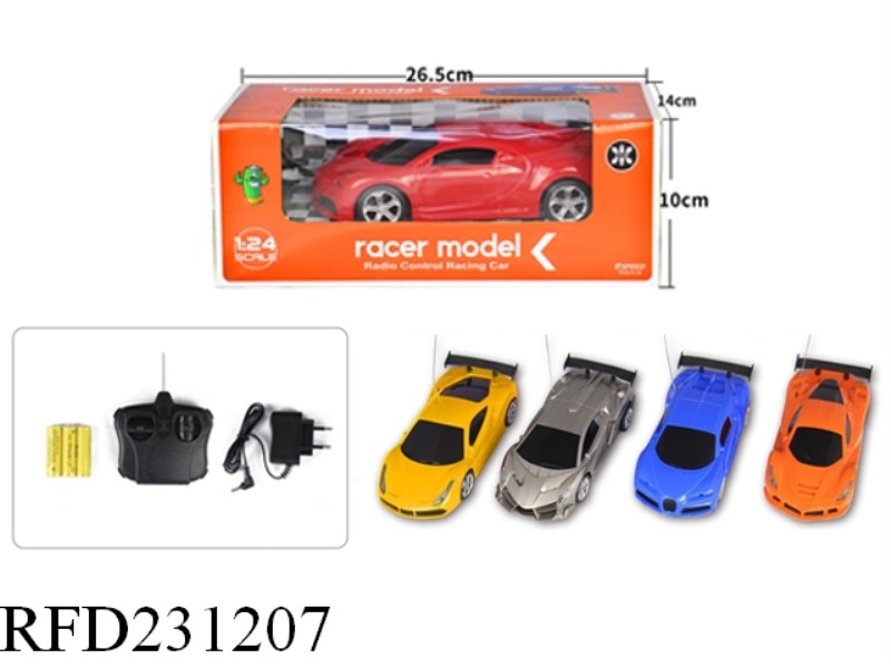 1:24 4 CHANNEL SIMULATION R/C CAR WITH LIGHT(INCLUDE BATTERY)