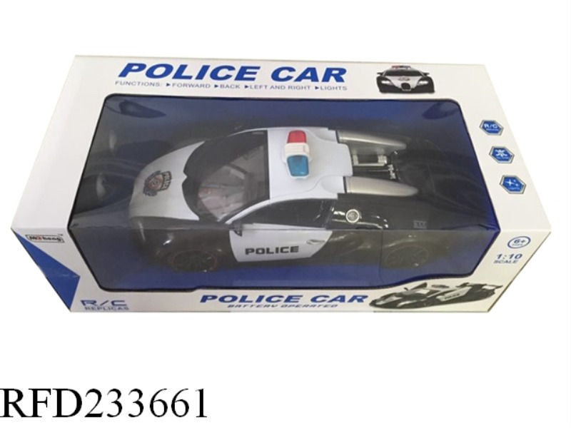 1:10 R/C BUGATTI POLICE CAR(INCLUDE BATTERY)
