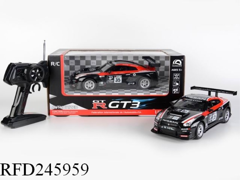 1:16 4CHANNEL R/C LICENCED NISSAN GTR-GT3 WITH LIGHT