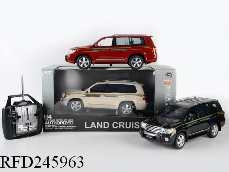 1:14 4CHANNEL R/C LICENCED LAND CRUISER WITH LIGHT