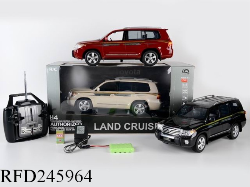 1:14 4CHANNEL R/C LICENCED LAND CRUISER WITH LIGHT