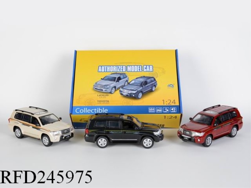 1:24 4CHANNEL R/C LICENCED TOYOTA LAND CRUISER WITH LIGHT