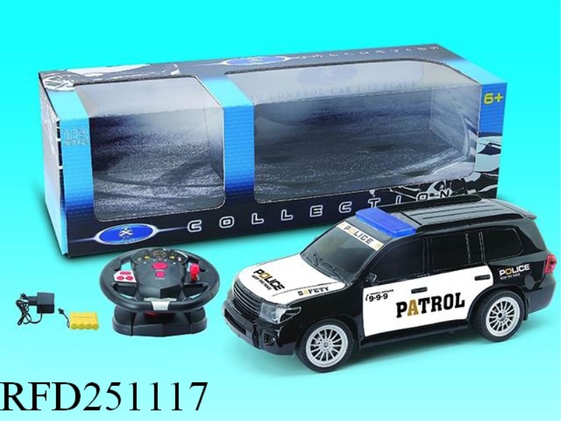 1:12 4CHANNEL R/C TOYOTA POLICE CAR(INCLUDE BATTERY)