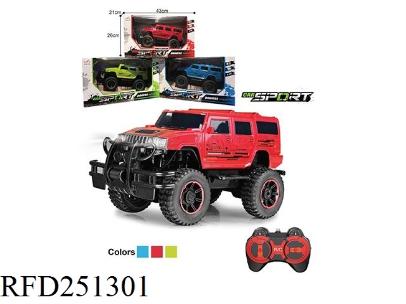 1:12 FOUR-WAY REMOTE-CONTROLLED OFF-ROAD VEHICLE （NOT INCLUDE BATTERY)