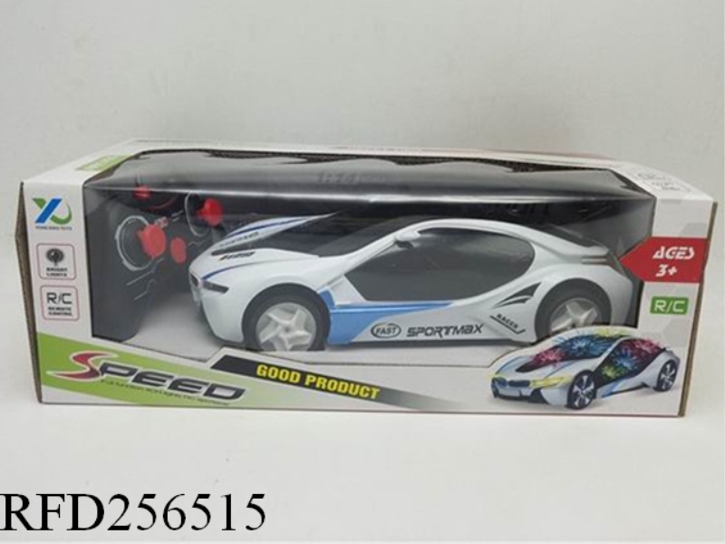 1:14 4 CHANNEL BMW I8 R/C CAR WITH 3D LIGHTS, HEADLIGHTS