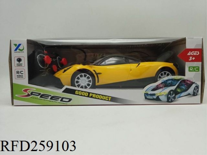 1:14 4 CHANNEL R/C CAR WITH LIGHT