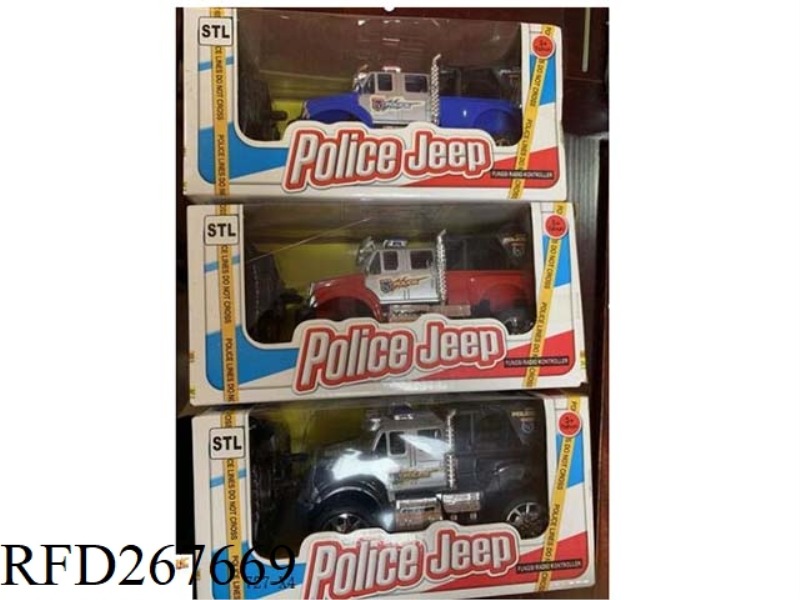 4CHANNEL R/C JEEP POLICE CAR