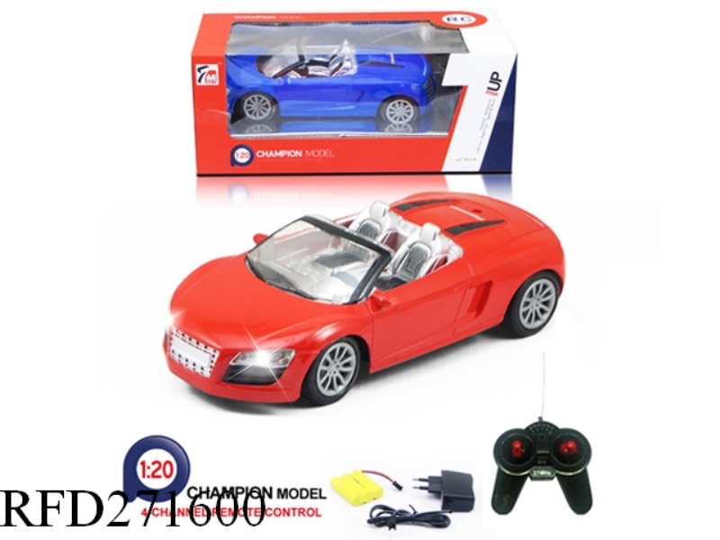1:20 4CH AUDI R/C CAR WITH LIGHT (INCLUDE BATTERY)