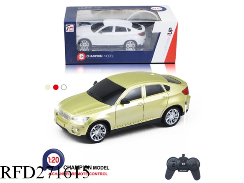 1:20 4CH BMW X6 R/C CAR WITH LIGHT (NOT INCLUDE BATTERY)