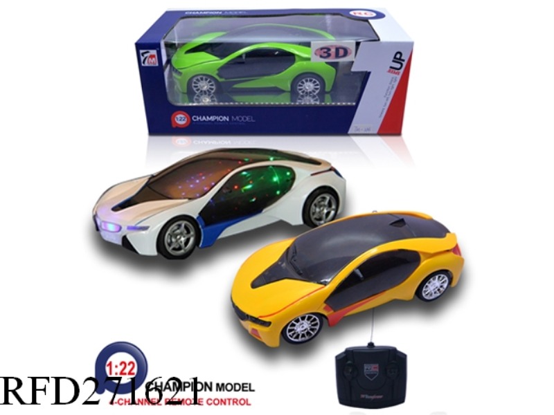 1:22 4CH BMW I8 R/C CAR WITH 3D LIGHT (NOT INCLUDE BATTERY)