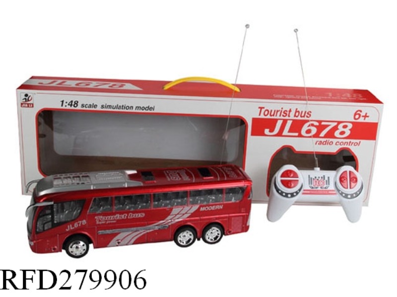 FOUR-WAY REMOTE CONTROL BUS WITH 6 LIGHTS WITH MUSIC