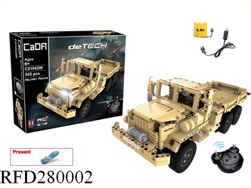 REMOTE CONTROL MILITARY TRUCK (LARGE CHASSIS) 545PCS