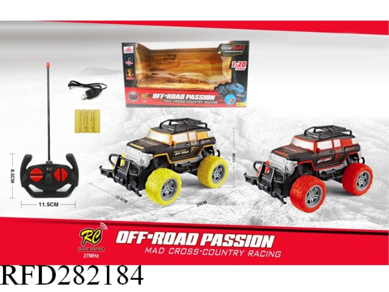 4CHANNEL R/C CROSS COUNTRY TOYOTA(INCLUDE BATTERY)