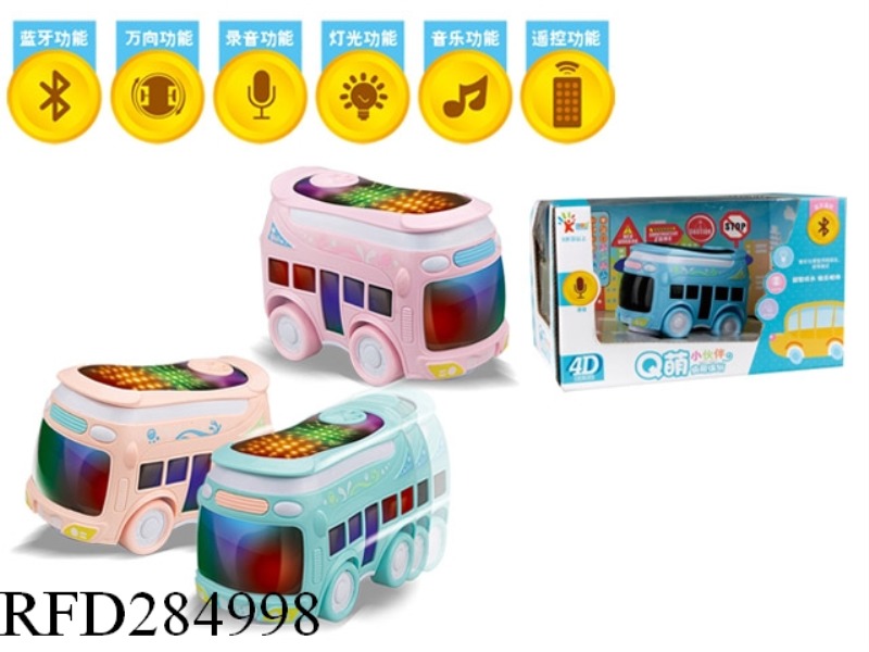 B/O CAPACITY R/C BLUETOOTH BUS WITH 4D LIGHT AND MUSIC