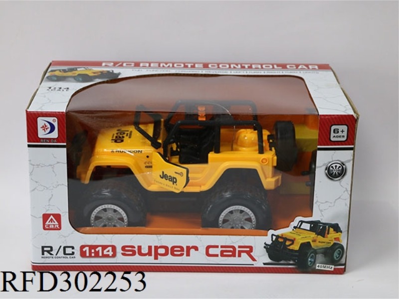1:14 R/C JEEP(OPEN THE CAR DOOR,WITH SOUND AND LIGHT)