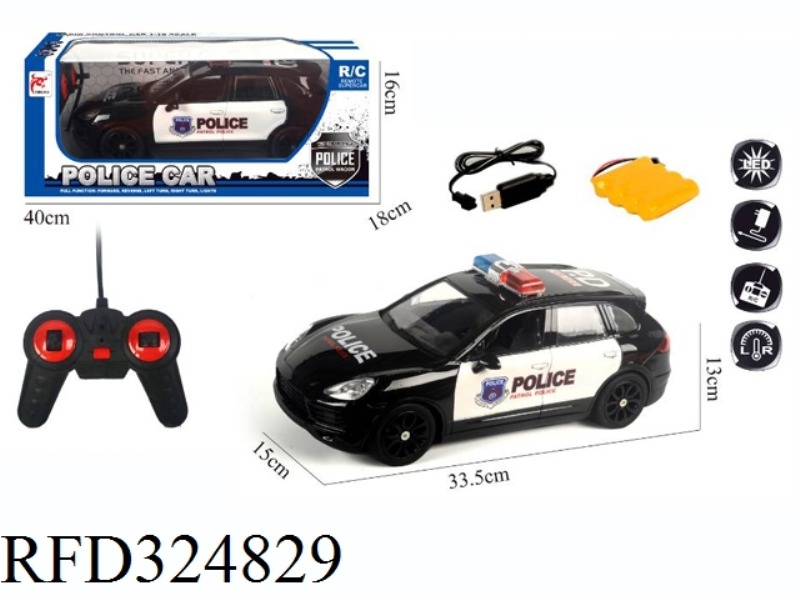 1:12 HANDLE REMOTE CONTROL CAYENNE SIMULATION REMOTE CONTROL POLICE CAR