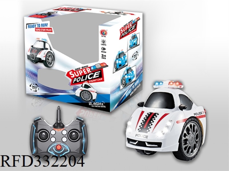 2.4G EIGHT-WAY REMOTE CONTROL TWO-WHEELED STUNT POLICE CAR(INCLUDE)