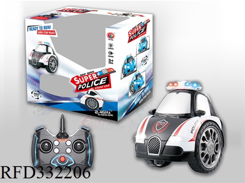 2.4G EIGHT-WAY REMOTE CONTROL TWO-WHEELED STUNT POLICE CAR(INCLUDE)