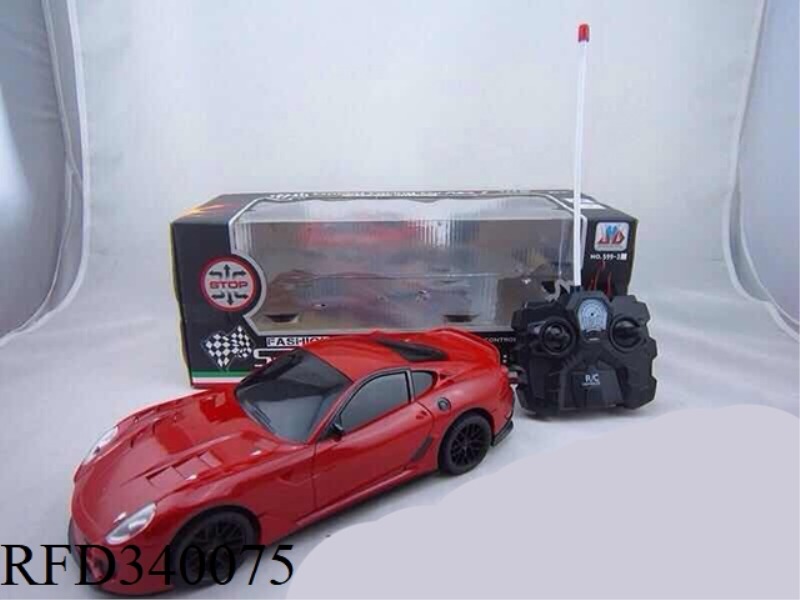SIMULATION FOUR-WAY REMOTE CONTROL CAR WITH LIGHT PACKAGE CHARGING (RED, YELLOW AND BLACK) THREE COL