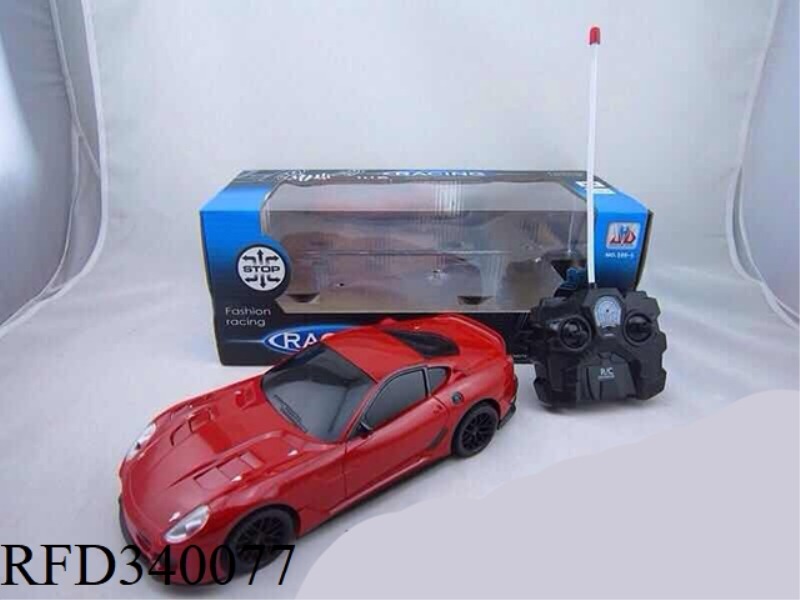 SIMULATION FOUR-WAY REMOTE CONTROL CAR WITH LIGHT PACKAGE CHARGING (RED, YELLOW AND BLACK) THREE COL