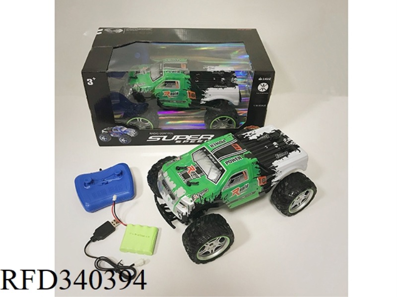 1:16 FOUR-WAY CROSS-COUNTRY REMOTE CONTROL CAR (INCLUDING
ELECTRICITY)