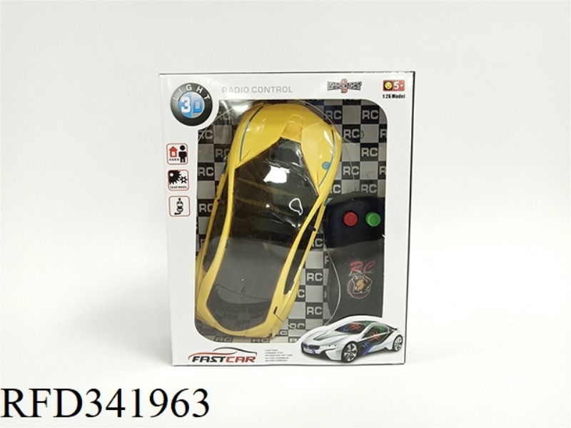 TWO-WAY REMOTE CONTROL CAR WITH 3D LIGHTS