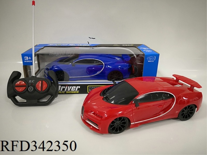 1:16 FOUR-WAY LIGHT
BUGATTI
CHIRON REMOTE CONTROL CAR/NOT INCLUDED
ELECTRICITY