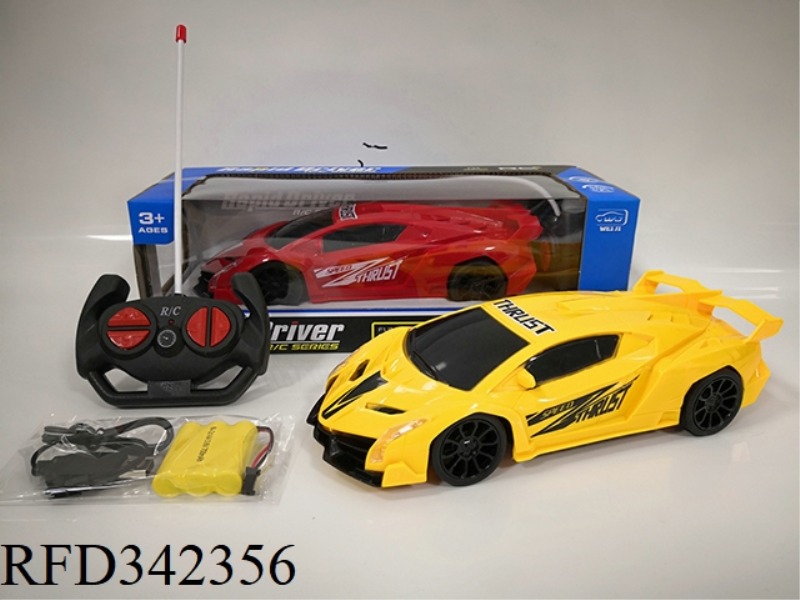 1:16 FOUR-WAY LIGHT
LAMBORGHINI
REMOTE CONTROL CAR
(WITH USB CHARGING)/INCLUDE BATTERY