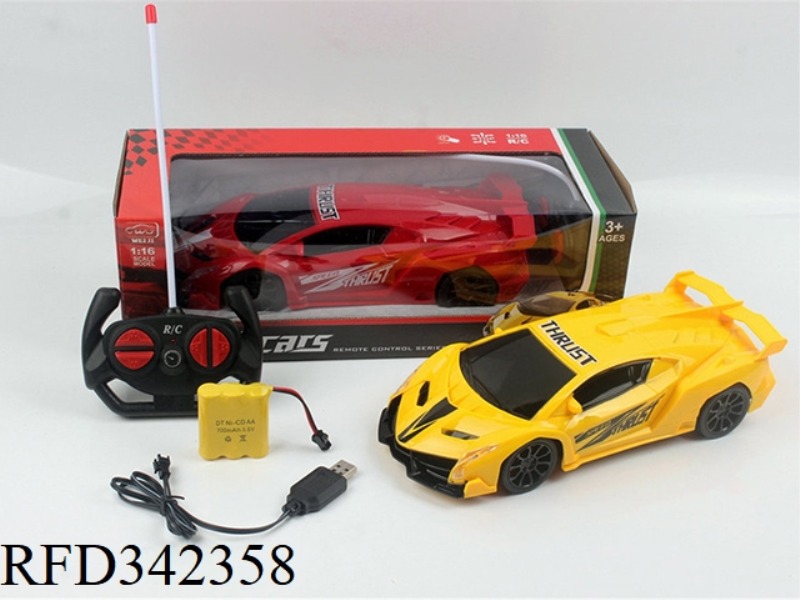 1:16 FOUR-WAY LIGHT
LAMBORGHINI
REMOTE CONTROL CAR
(WITH USB CHARGING)
/PACKAGE
