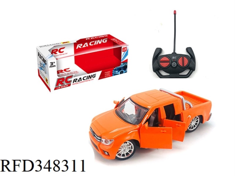 1:18 PICKUP FOUR-WAY REMOTE CONTROL CAR WITH 4 DOORS 27MHZ(NOT INCLUDE)