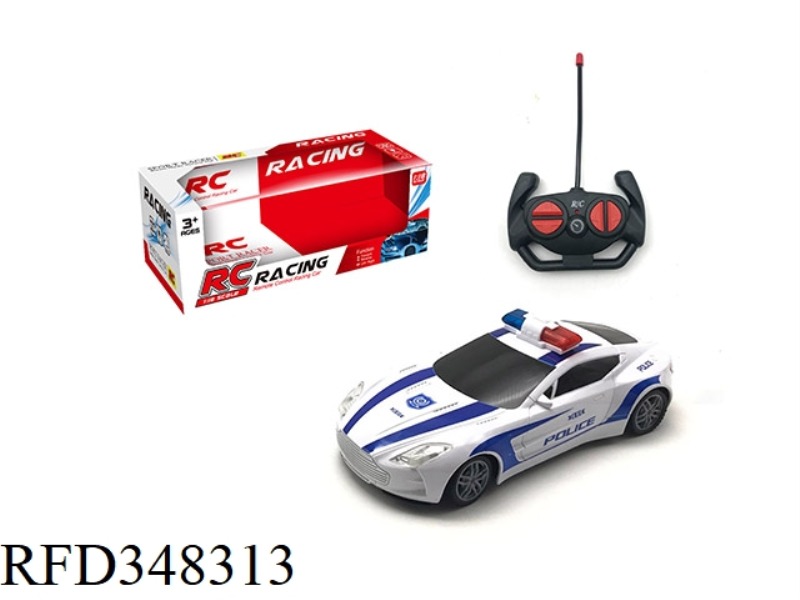 1:18 ASTON MARTIN ONE77 4-WAY REMOTE CONTROL POLICE CAR 27MHZ (NOT INCLUDE)