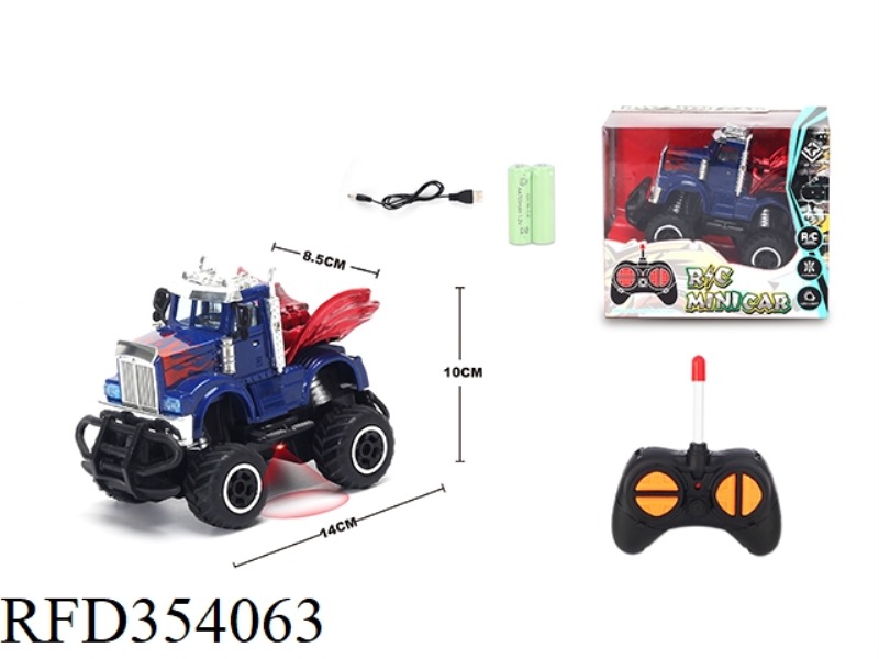 1:43 FOUR-WAY CROSS-COUNTRY AMERICAN PICKUP REMOTE CONTROL CAR (INCLUDE)