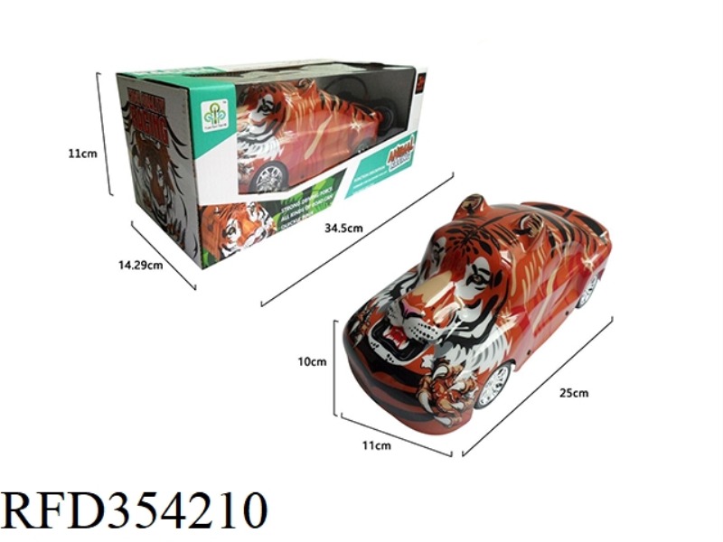 1:16 COLORFUL LIGHTS TIGER FOUR-WAY ENVIRONMENTAL PROTECTION SOFT SHELL (NOT INCLUDING ELECTRICITY)