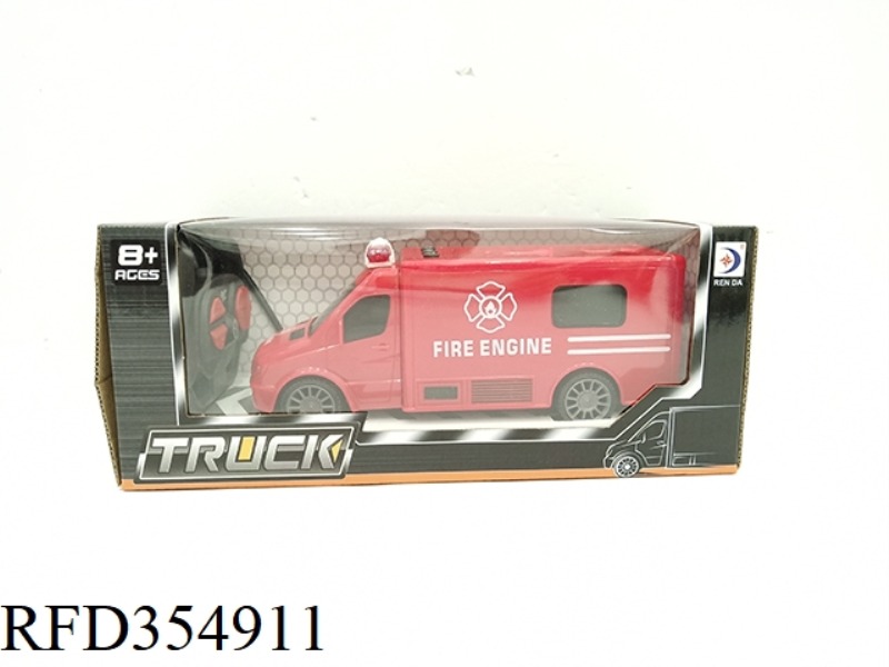 FLASHING LIGHTS, SOUND, REMOTE CONTROL FIRE TRUCK, WITH SOUND