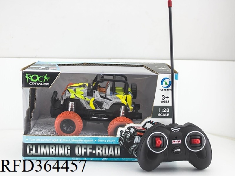 1:28 SIMULATION JEEP WATERMARK CLIMBING CAR WITH LIGHT