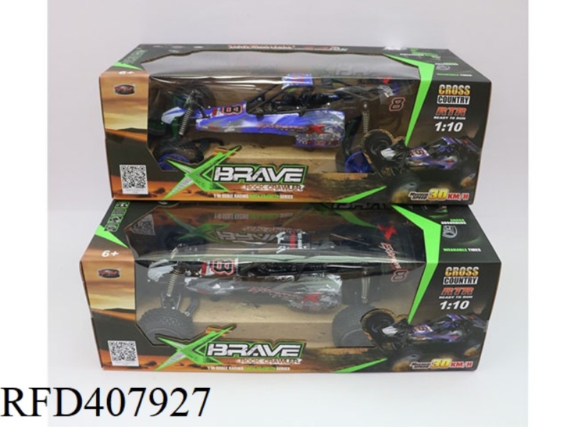 1:10 2.4G HIGH-SPEED 4-CHANNEL REMOTE CONTROL CAR (INCLUDE) USB CABLE