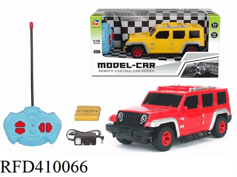 1:18 FOUR-CHANNEL REMOTE CONTROL CAR WRANGLER (INCLUDE)