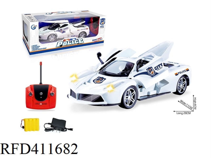 1:16 FIVE-CHANNEL POLICE CAR WITH LIGHTS (INCLUDING ELECTRICITY)