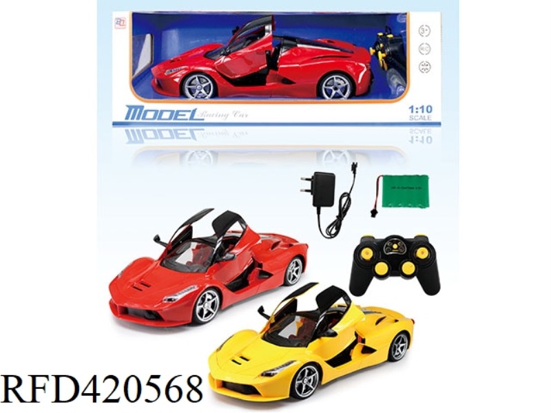 1:10 FIVE-CHANNEL DOOR REMOTE CONTROL CAR WITH FRONT AND REAR LIGHTS (INCLUDE)
