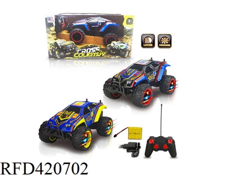 1:14 BLISTER OFF-ROAD VEHICLE (WITH BATTERY CHARGER, WHEELS WITH LIGHTS)