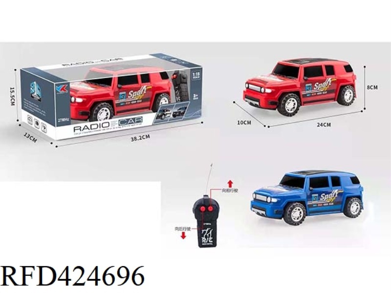 TOYOTA OFF-ROAD 1:16 TWO-WAY REMOTE CONTROL CAR WITHOUT LIGHT AND MUSIC