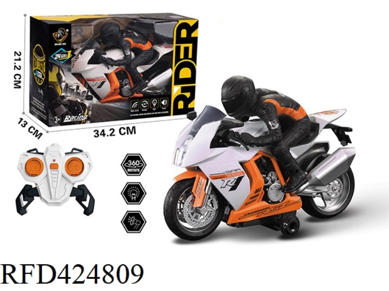 2.4G REMOTE CONTROL ROTATING MOTORCYCLE (NOT INCLUDE)